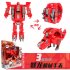 Steel Dragon Robot Electronic Watch Toys For Children Tyrannosaurus  red 