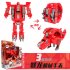 Steel Dragon Robot Electronic Watch Toys For Children Flying Eagle  Gray Red 