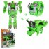 Steel Dragon Robot Electronic Watch Toys For Children Horned dragon  green 