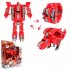Steel Dragon Robot Electronic Watch Toys For Children Tyrannosaurus  red 