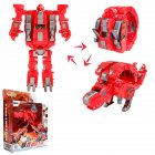 Steel Dragon Robot Electronic Watch Toys For Children Tyrannosaurus (red)