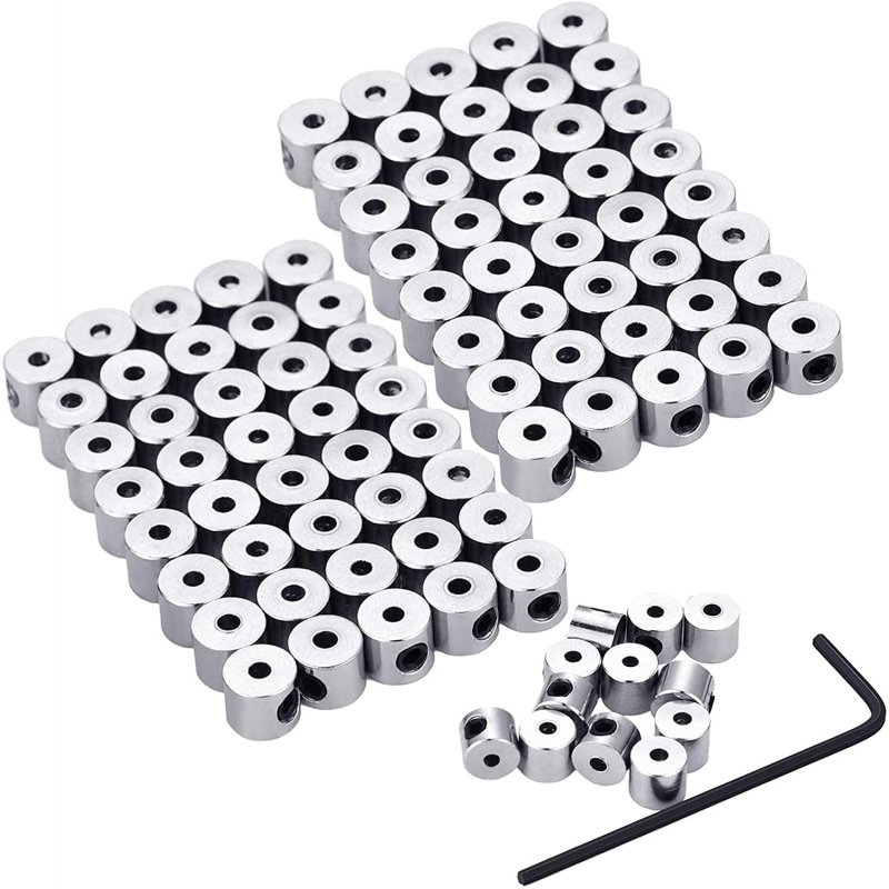 Steel Pin Keepers Pin Locks Pin Backs Replacement with Screw Wrenches Card Cap
