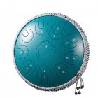 Steel Tongue Drum 12 Inch 17 Notes Hand Drum Ethereal Drum With Music Book Drum Mallets Carry Bag Drum Mallets Stand Musical Drum Percussion Instrument 14-inch 19-tone green lotus