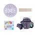 Steel Tongue Drum 8 Notes 5 Inches Handpan Drums Percussion Instrument With Gig Bag Music Book Mallets Rabbit White