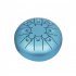 Steel Tongue Drum 8 Notes 5 Inches Handpan Drums Percussion Instrument With Gig Bag Music Book Mallets Cow cyan