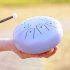 Steel Tongue Drum 8 Notes 5 Inches Handpan Drums Percussion Instrument With Gig Bag Music Book Mallets Pig light green
