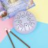 Steel Tongue Drum 8 Notes 5 Inches Handpan Drums Percussion Instrument With Gig Bag Music Book Mallets Pig light green