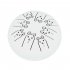 Steel Tongue Drum 8 Notes 5 Inches Handpan Drums Percussion Instrument With Gig Bag Music Book Mallets Pig light green