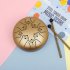 Steel Tongue Drum 8 Notes 5 Inches Handpan Drums Percussion Instrument With Gig Bag Music Book Mallets Pig light green