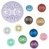 Steel Tongue Drum 8 Notes 5 Inches Handpan Drums Percussion Instrument With Gig Bag Music Book Mallets Pig light green
