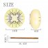Steel Tongue Drum 8 Notes 5 Inches Handpan Drums Percussion Instrument With Gig Bag Music Book Mallets Pig light green