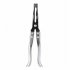 Steel Valve Pliers Oil Valve Spring Clamp Durable High strength Metal Handle Valve Seal Pliers Hand Tools For Repairing Vehicles Dismantling Of Springs silver b