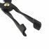 Steel Valve Pliers Oil Valve Spring Clamp Durable High strength Metal Handle Valve Seal Pliers Hand Tools For Repairing Vehicles Dismantling Of Springs silver b