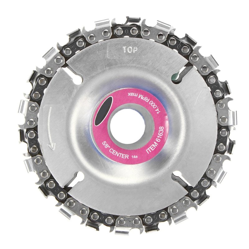 Steel Woodworking Grinder Disc Chain Fine Cut Chain Set