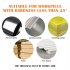 Step Drill Bit  3Pcs Impact Drill Bits With 1 4 Inch Hexagonal Handle  Double Edged Design  135   X shaped Segmentation Point  Heat resistant Metal Step Drill Bi