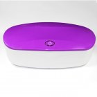 Sterilizer for Manicure Instruments Disinfection Esterilizador Manicure UV LED Disinfector Box purple