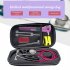 Stethoscope Case  Stethoscope Nurse Accessories With Double Zipper Design  Handle  Hand Sanitizer  Mesh Pocket  Storage Bag For Family  Friends black