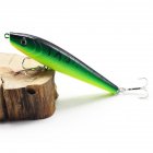 Stickbait Sinking Pencil Pike Fishing Lure 9cm 8.6g Artificial Bait Hard Lures For Fishing Fish Goods Tackle 3#Green tiger pattern_Floating pencil water bird 9cm8.6g