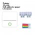 Sticker Printer  Thermal Mini Printer with 800mA Rechargeable Battery  57 Paper Capacity  USB Pocket Label Printer Style 3