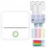 Sticker Printer  Thermal Mini Printer with 800mA Rechargeable Battery  57 Paper Capacity  USB Pocket Label Printer Style 4