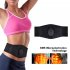 Stomach Muscle Trainer Abdominal Muscle Stimulator Electric Fitness Belt black