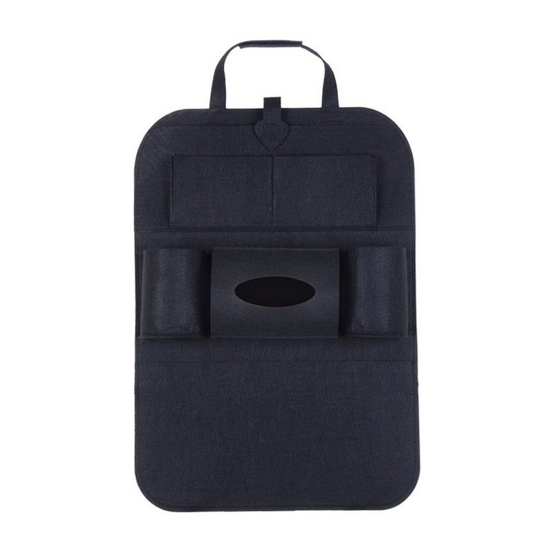 Storage Bag Felt Storage Bag Car Storage Hanging Bag Mobile Phone Flat Storage Bag black