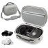Storage Bag Large Capacity Handbag Travel Carrying Case Compatible For Meta Quest Pro oculus Quest2 VR Glasses grey 1111154