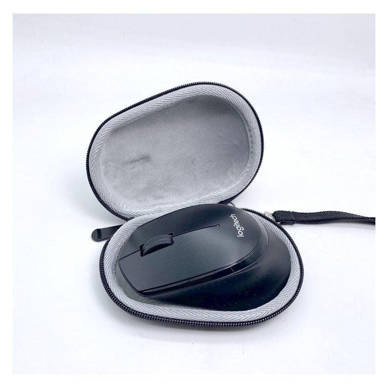Storage Bag M275 M330 Portable Anti-shock Anti-fall Wireless Mouse Storage Supplies black