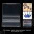 Storage Box Plastic Display For Nail Drill Bit Files Acrylic Clear Holder Electric Machine Burrs Manicure Accessory Transparent color