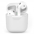 Storage Case for Bluetooth Earphones Protective Anti-drop Anti-dust for Airpods white