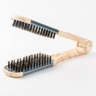 Straight Hair Clip Hair Straightener V-shaped Bristle Comb Styling Tools Suitable For Home Use Hair Stylists Salons sliver