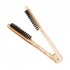 Straight Hair Clip Hair Straightener V shaped Bristle Comb Styling Tools Suitable For Home Use Hair Stylists Salons white