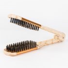 Straight Hair Clip Hair Straightener V-shaped Bristle Comb Styling Tools Suitable For Home Use Hair Stylists Salons gold