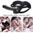 Strap on Dildo Realistic Silicone Dildo with Wearable Sex Harness for Couple Pegging Women Lesbian Sex Fun 8 6inch Black black