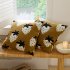 Strawberry Pattern Cotton Blanket Lightweight Breathable Super Soft Throw Blanket For Couch Sofa Bed green Blanket  130 x 160CM