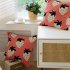 Strawberry Pattern Cotton Blanket Lightweight Breathable Super Soft Throw Blanket For Couch Sofa Bed green Blanket  130 x 160CM
