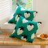 Strawberry Pattern Cotton Blanket Lightweight Breathable Super Soft Throw Blanket For Couch Sofa Bed green Blanket  130 x 160CM