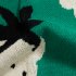 Strawberry Pattern Cotton Blanket Lightweight Breathable Super Soft Throw Blanket For Couch Sofa Bed green Blanket  130 x 160CM