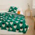 Strawberry Pattern Cotton Blanket Lightweight Breathable Super Soft Throw Blanket For Couch Sofa Bed coffee Blanket  130 x 160CM