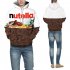 Street Style Sweatshirt Pullover Jumpers 3D Nutella Chocolate Printed Hoodie for Men and Women  Chocolate XL