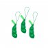 Stress  Relief  Key  Pendant  Pea  Pod Green Pressing Bubble Exercise Board Finger Bubble Toy As shown