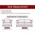 Stretch Slipcover Elastic Stretch Sofa Cover with Pillowcase for Living Room Couch Cover Three persons  applicable to 190 230cm 