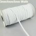 Stretch String Braided Elastic Band Elastic Rope for Sewing Crafts Oversleeve Mask Bedspread white 3mm