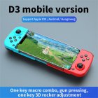 Stretch Wireless Gamepad Joystick Compatible For Ios/android Phone 3d Retractable Bluetooth-compatible Handle Gaming Controller red blue