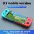 Stretch Wireless Gamepad Joystick Compatible For Ios android Phone 3d Retractable Bluetooth compatible Handle Gaming Controller red blue