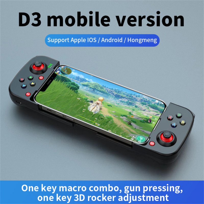 Stretch Wireless Gamepad Joystick for IOS Android Phone 3D Retractable Bluetooth