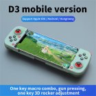 Stretch Wireless Gamepad Joystick Compatible For Ios/android Phone 3d Retractable Bluetooth-compatible Handle Gaming Controller green