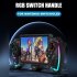 Stretching Extendable Gaming Controller RGB Joystick Pad for Switch Switch OLED Game Console Black light version