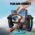 Stretching Extendable Gaming Controller RGB Joystick Pad for Switch Switch OLED Game Console Black light version