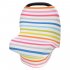 Stretchy Baby Car Seat Cover Multiuse   Nursing Breastfeeding Covers Rainbow Car Seat Canopies  wave One size